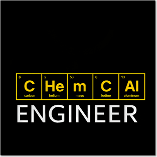 Chemical Engineer Engineering Gifts Posters and Art
